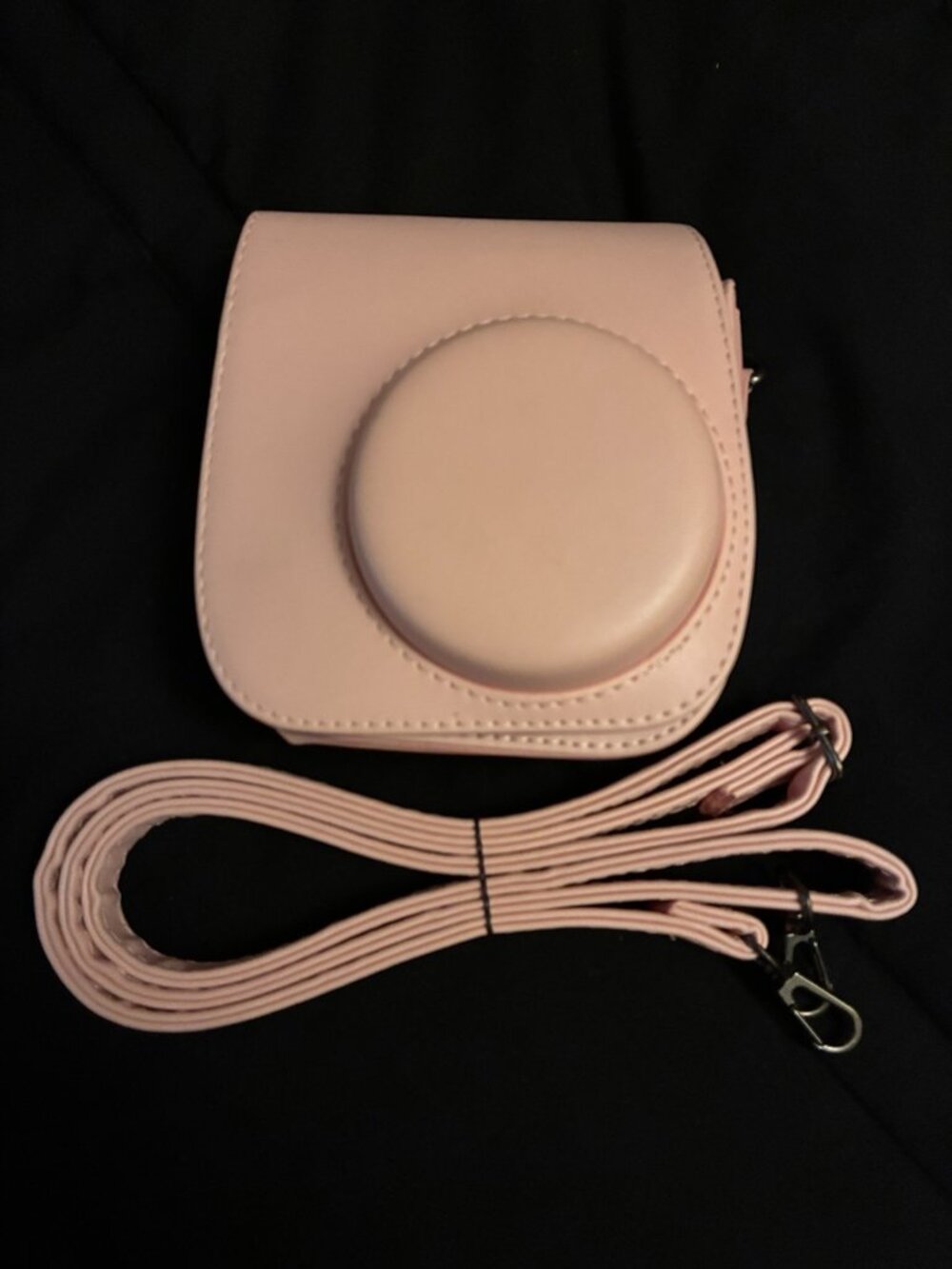 Fujifilm Instax Mini Camera Case with Shoulder Strap – Blush Pink (Brand New)
